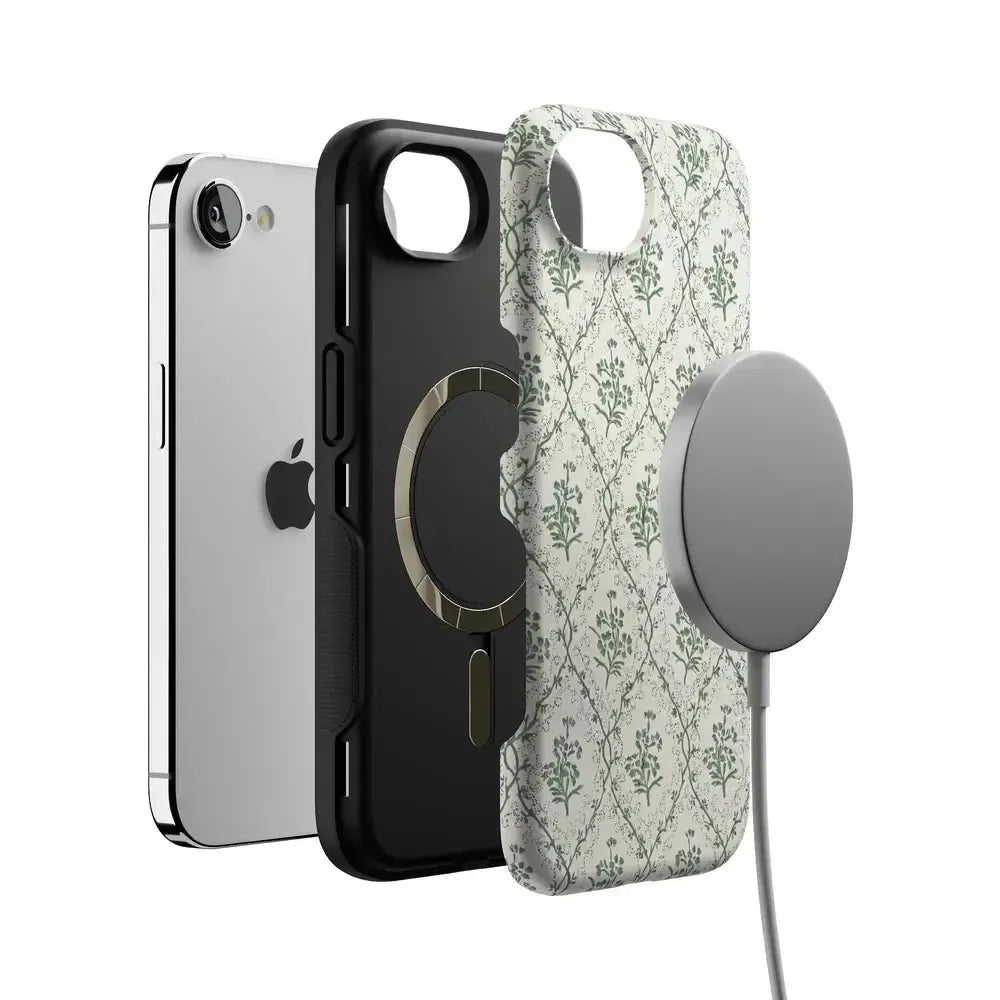 Sage Tapestry | Floral Vines Case iPhone Case get.casely