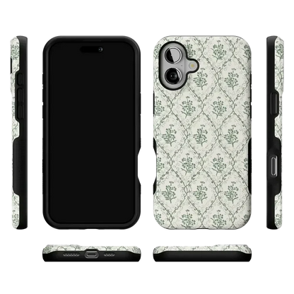 Sage Tapestry | Floral Vines Case iPhone Case get.casely