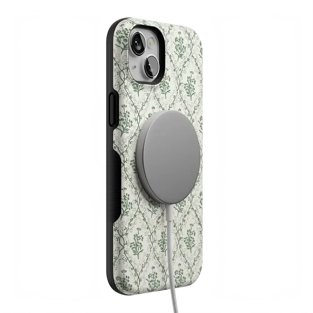 Sage Tapestry | Floral Vines Case iPhone Case get.casely
