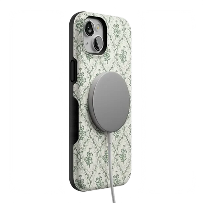 Sage Tapestry | Floral Vines Case iPhone Case get.casely