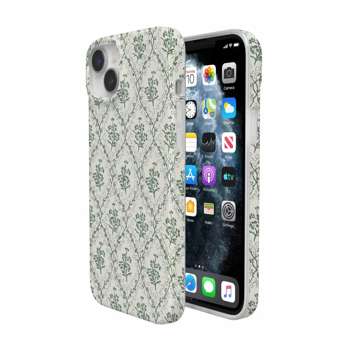 Sage Tapestry | Floral Vines Case iPhone Case get.casely