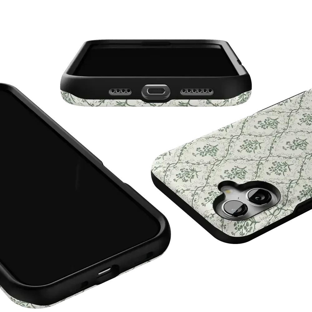 Sage Tapestry | Floral Vines Case iPhone Case get.casely