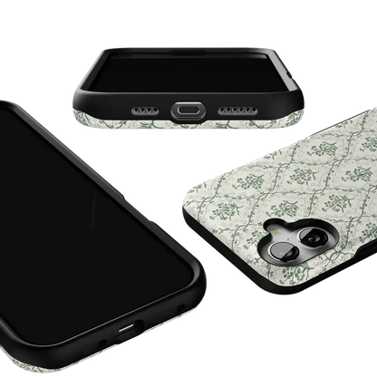 Sage Tapestry | Floral Vines Case iPhone Case get.casely