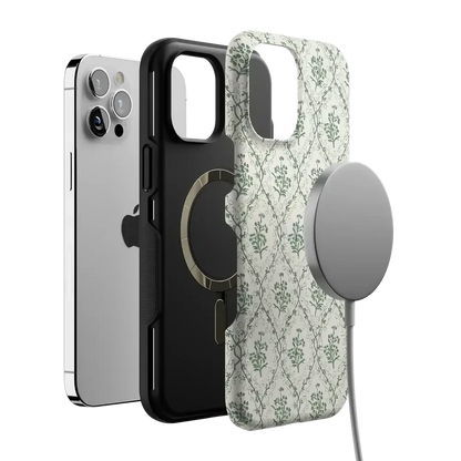 Sage Tapestry | Floral Vines Case iPhone Case get.casely