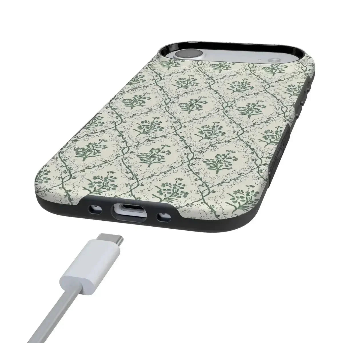 Sage Tapestry | Floral Vines Case iPhone Case get.casely