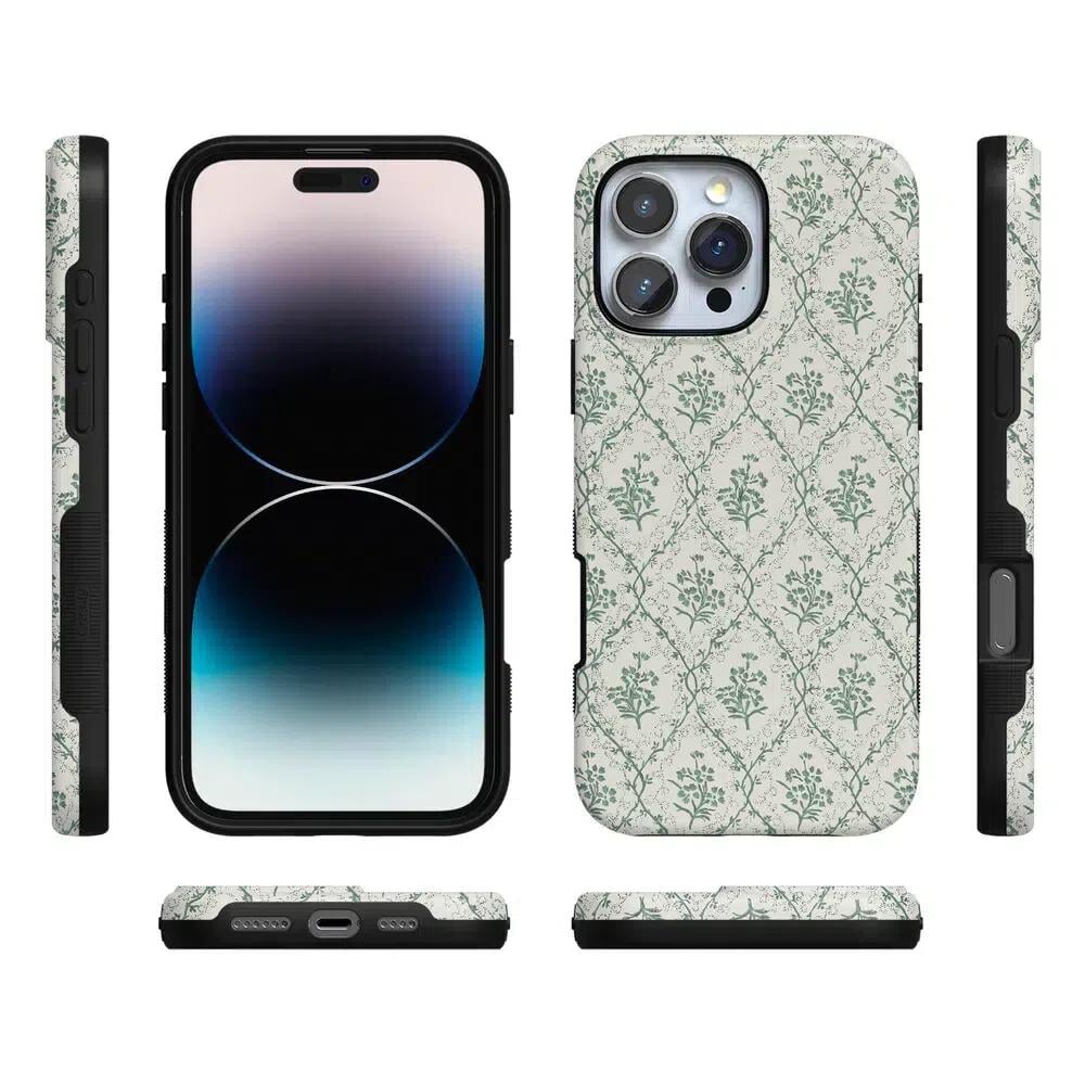 Sage Tapestry | Floral Vines Case iPhone Case get.casely