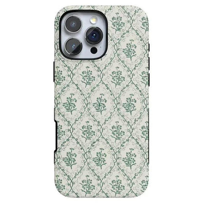 Sage Tapestry | Floral Vines Case iPhone Case get.casely