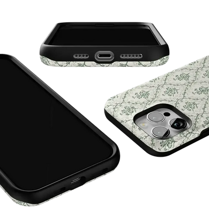 Sage Tapestry | Floral Vines Case iPhone Case get.casely
