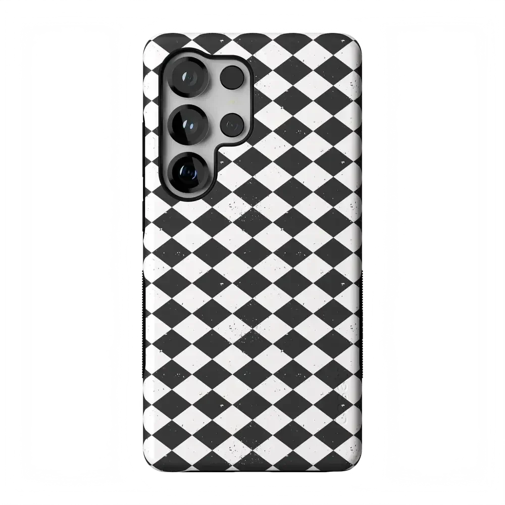 Salem's Hex | Black & White Checkered Case Phone Case get.casely Bold Flex + MagSafe® Galaxy S26 Ultra