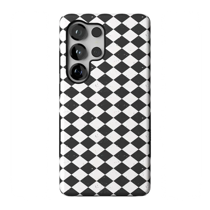 Salem's Hex | Black & White Checkered Case Phone Case get.casely Bold Flex + MagSafe® Galaxy S26 Ultra