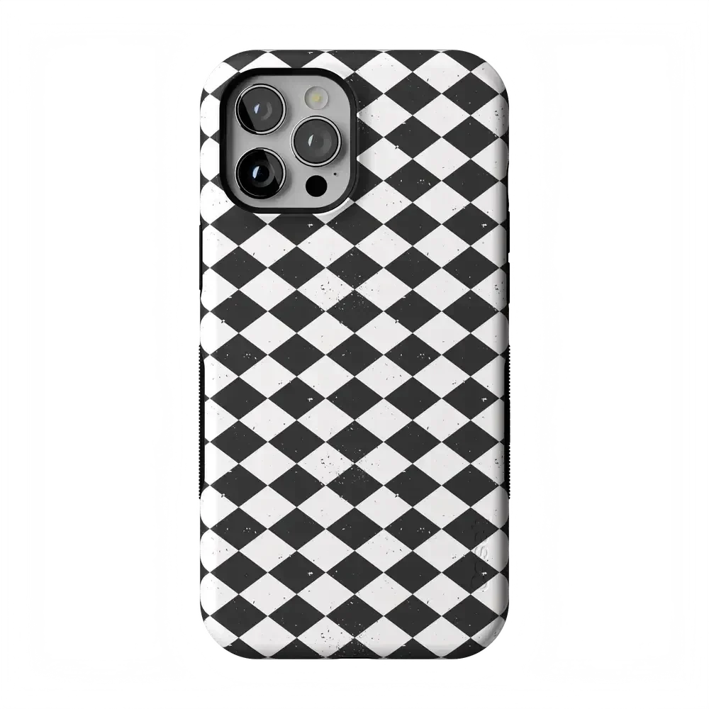 Salem's Hex | Black & White Checkered Case Phone Case get.casely Bold Flex + MagSafe® iPhone 12 Pro Max