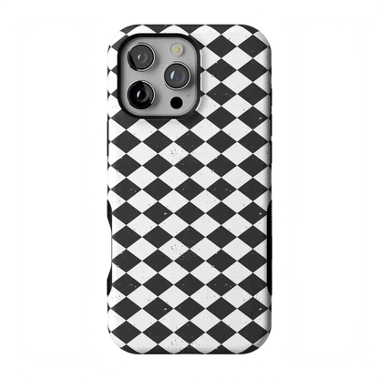 Salem's Hex | Black & White Checkered Case Phone Case get.casely Bold Flex + MagSafe® iPhone 16 Pro Max