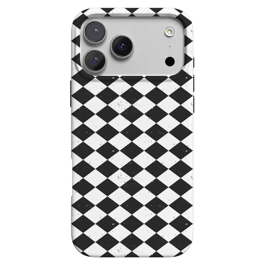 Salem's Hex | Black & White Checkered Case Phone Case get.casely Classic + MagSafe® iPhone 17 Pro Max