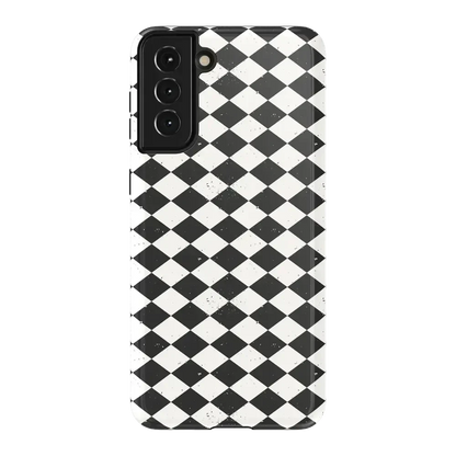 Salem's Hex | Black & White Checkered Case Phone Case get.casely Essential Galaxy S21 Plus