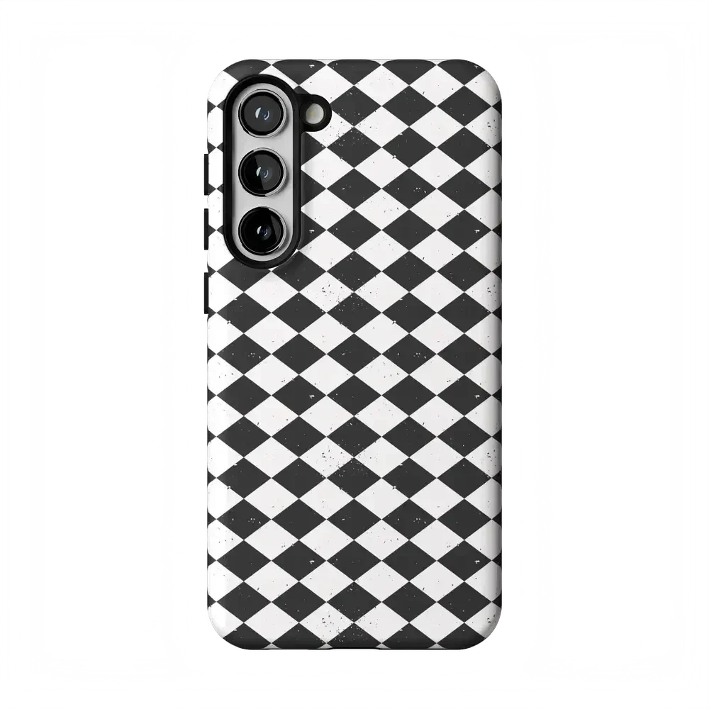 Salem's Hex | Black & White Checkered Case Phone Case get.casely Essential Galaxy S23 Plus