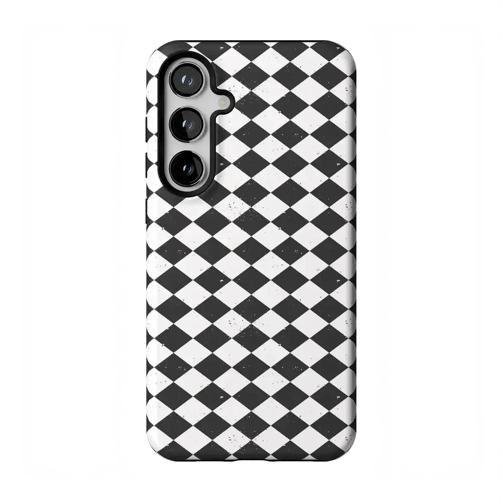 Salem's Hex | Black & White Checkered Case Phone Case get.casely Essential Galaxy S24 Plus