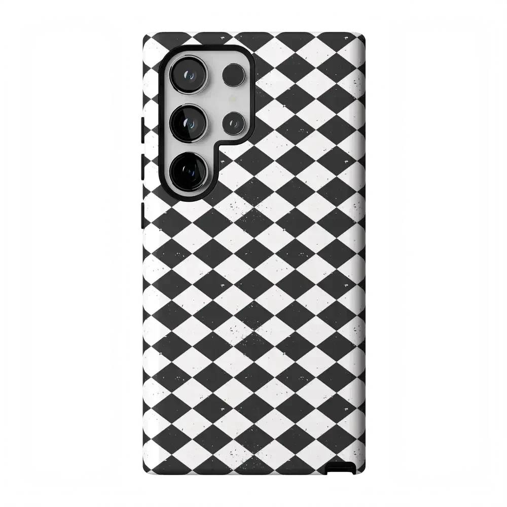 Salem's Hex | Black & White Checkered Case Phone Case get.casely Essential Galaxy S24 Ultra