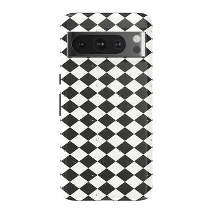 Salem's Hex | Black & White Checkered Case Phone Case get.casely Essential Google Pixel 8 Pro