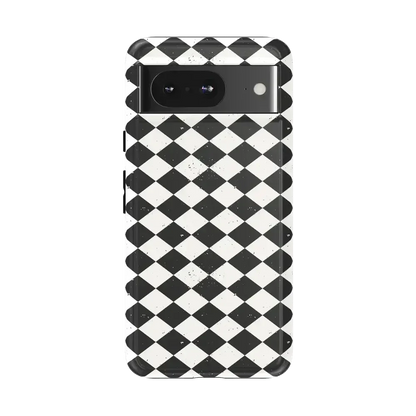Salem's Hex | Black & White Checkered Case Phone Case get.casely Essential Google Pixel 8