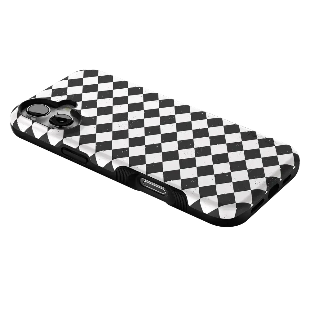 Salem's Hex | Black & White Checkered Case Phone Case get.casely
