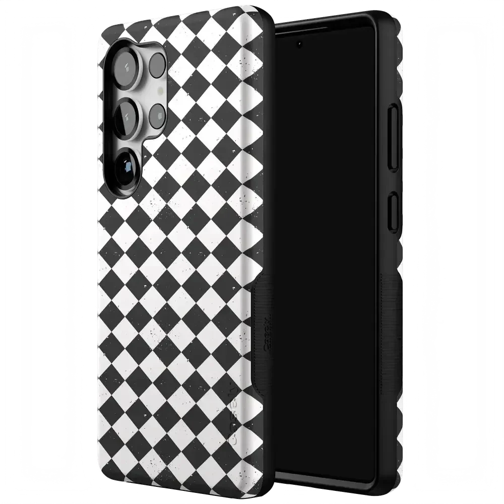 Salem's Hex | Black & White Checkered Case Phone Case get.casely