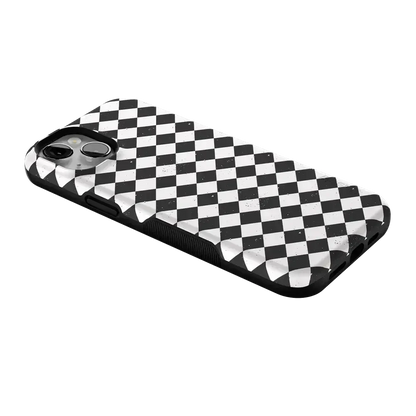 Salem's Hex | Black & White Checkered Case Phone Case get.casely