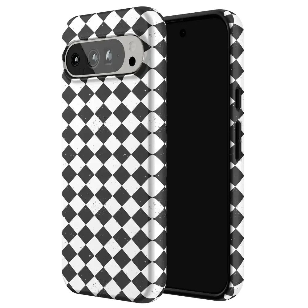 Salem's Hex | Black & White Checkered Case Phone Case get.casely
