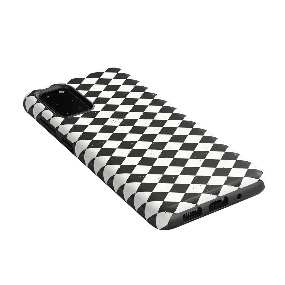 Salem's Hex | Black & White Checkered Case Phone Case get.casely