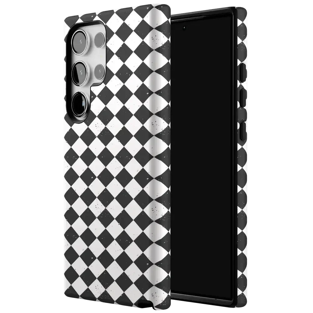 Salem's Hex | Black & White Checkered Case Phone Case get.casely
