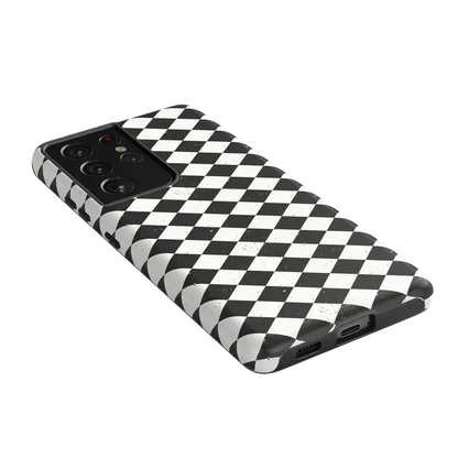 Salem's Hex | Black & White Checkered Case Phone Case get.casely