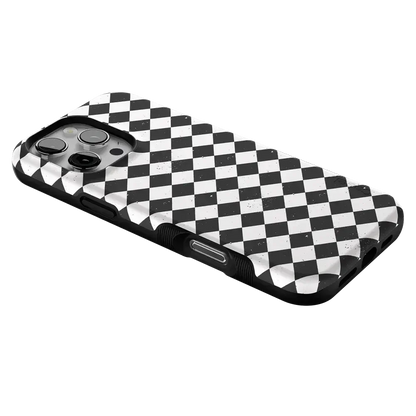 Salem's Hex | Black & White Checkered Case Phone Case get.casely