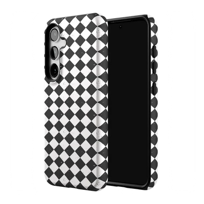 Salem's Hex | Black & White Checkered Case Phone Case get.casely