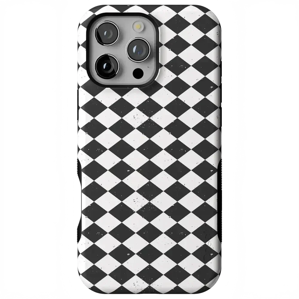 Salem's Hex | Black & White Checkered Case Phone Case get.casely