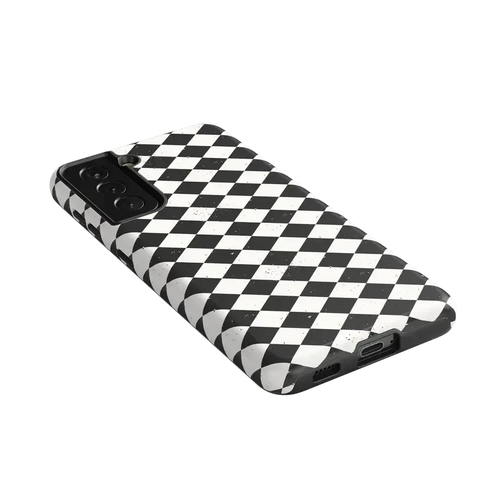 Salem's Hex | Black & White Checkered Case Phone Case get.casely