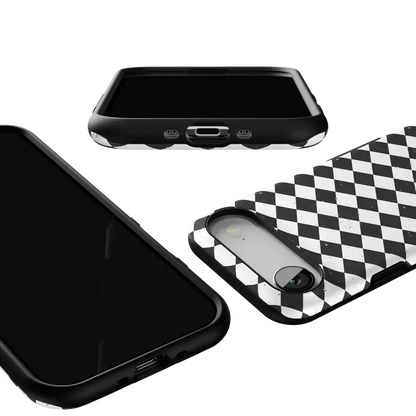 Salem's Hex | Black & White Checkered Case Phone Case get.casely