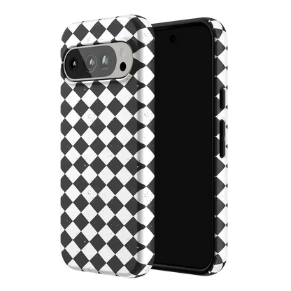 Salem's Hex | Black & White Checkered Case Phone Case get.casely