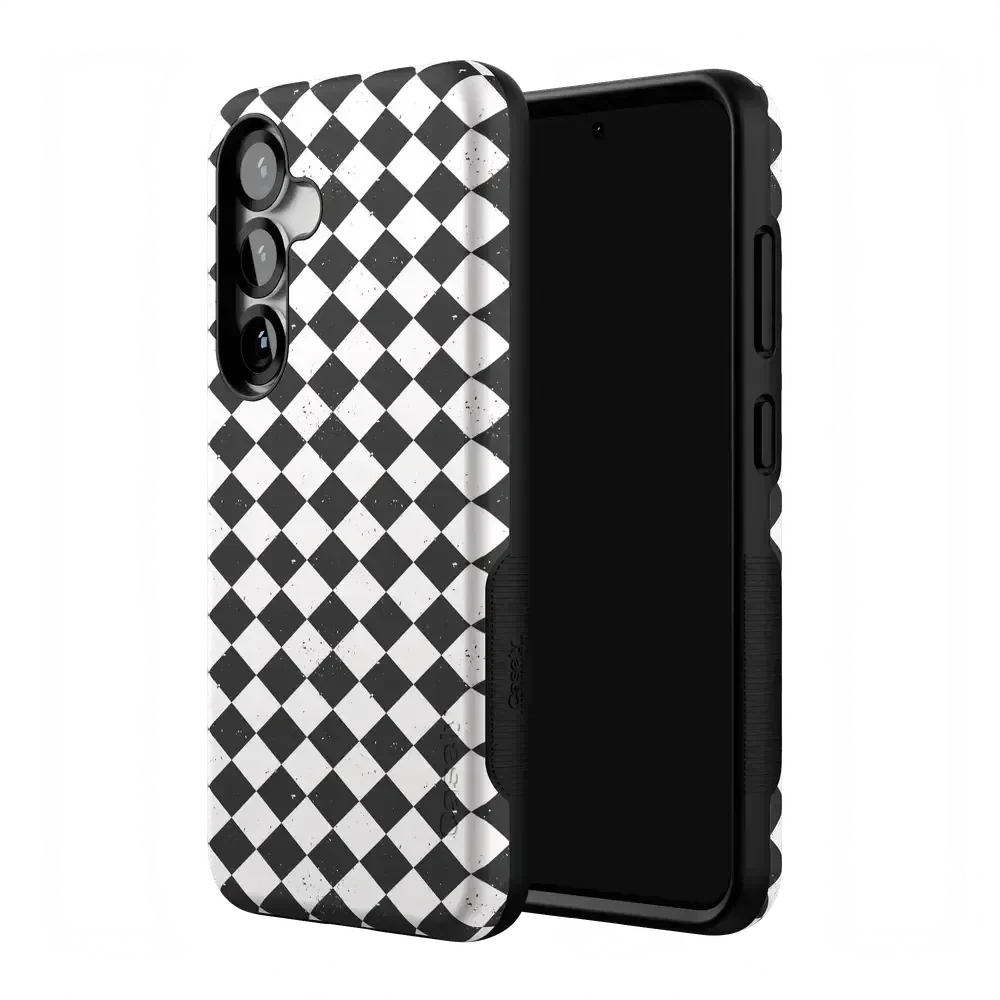 Salem's Hex | Black & White Checkered Case Phone Case get.casely
