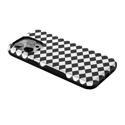 Salem's Hex | Black & White Checkered Case Phone Case get.casely