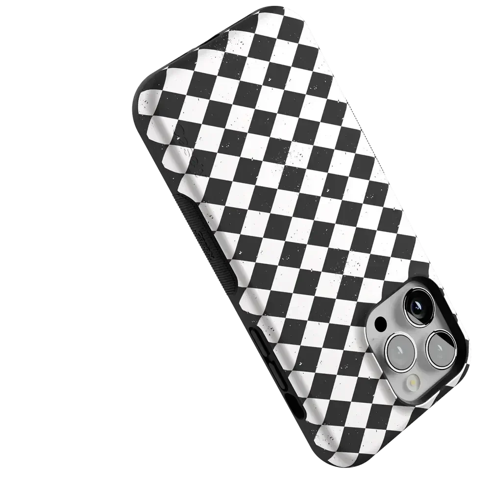 Salem's Hex | Black & White Checkered Case Phone Case get.casely