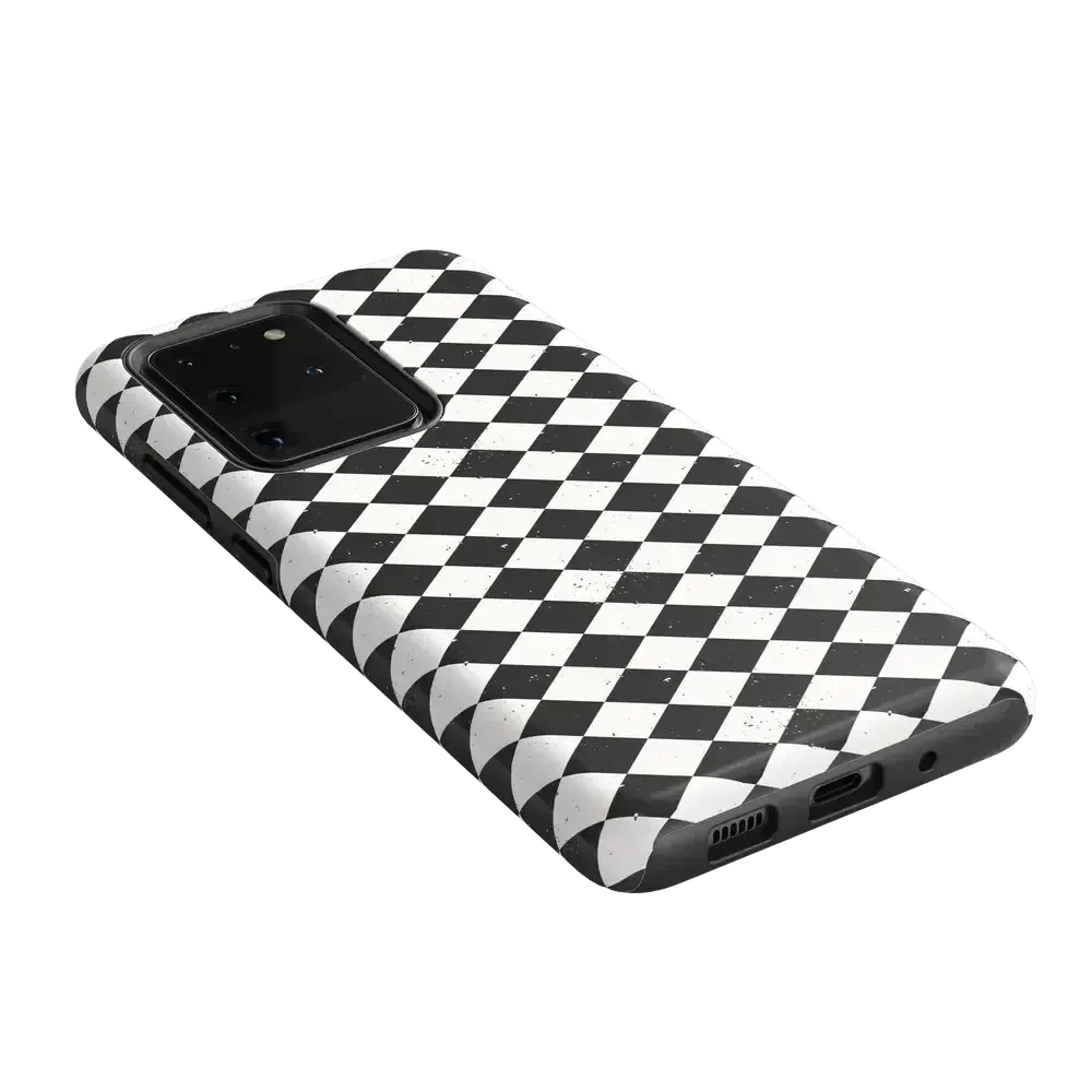 Salem's Hex | Black & White Checkered Case Phone Case get.casely