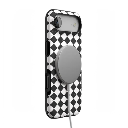 Salem's Hex | Black & White Checkered Case Phone Case get.casely