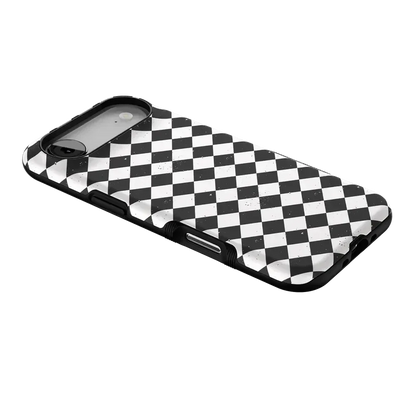 Salem's Hex | Black & White Checkered Case Phone Case get.casely