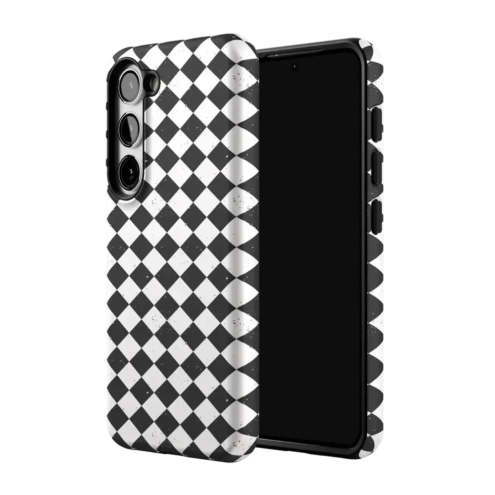 Salem's Hex | Black & White Checkered Case Phone Case get.casely