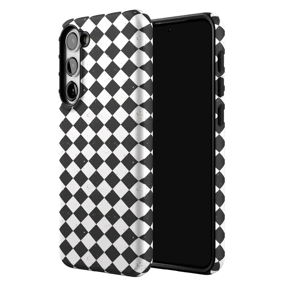Salem's Hex | Black & White Checkered Case Phone Case get.casely