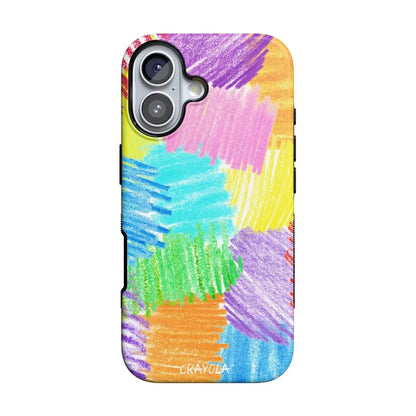 Scribble Me That | Crayola Rainbow Pencil Case iPhone Case Crayola Bold Flex + MagSafe® iPhone 17