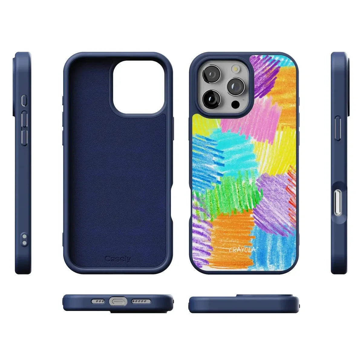 Scribble Me That | Crayola Rainbow Pencil Case iPhone Case Crayola