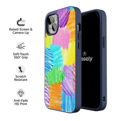 Scribble Me That | Crayola Rainbow Pencil Case iPhone Case Crayola