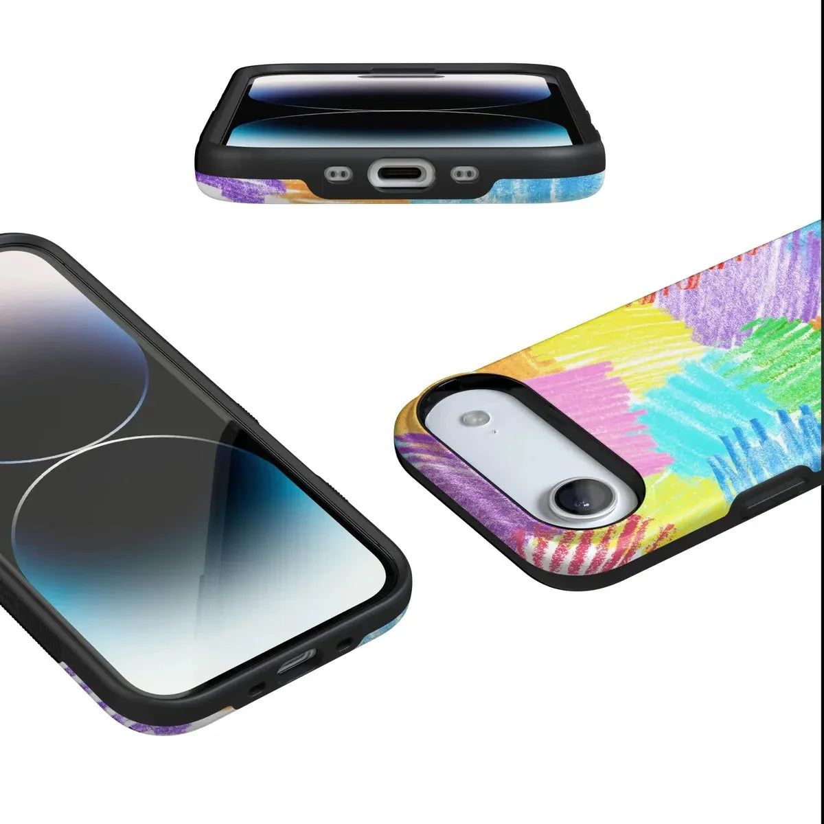 Scribble Me That | Crayola Rainbow Pencil Case iPhone Case Crayola