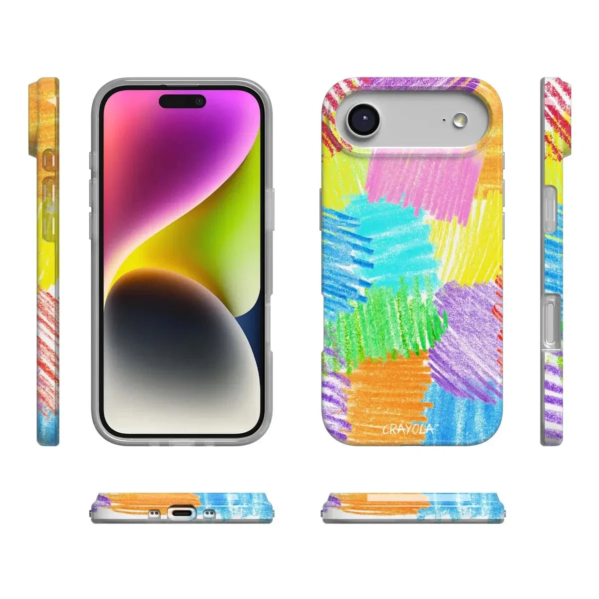 Scribble Me That | Crayola Rainbow Pencil Case iPhone Case Crayola
