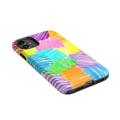 Scribble Me That | Crayola Rainbow Pencil Case iPhone Case Crayola